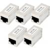 Digitus DN-93905-5 pouzdro spojky RJ45 Počet pólů 8 stříbrná 5 ks Digitus DN-93905-5 pouzdro spojky RJ45 Počet pólů 8 stříbrná 5 ks