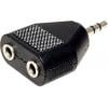 Value 11.99.4440 jack audio kabel [1x jack zástrčka 3,5 mm - 2x jack zásuvka 3,5 mm] 20.00 m černá