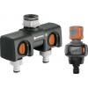 GARDENA 4064161326450 2cestný rozdělovač rychlospojka, 30,3 mm (1) vnitřní závit, 24,2 mm (3/4) vnitřní závit s regulačním ventilem GARDENA 4064161326450 2cestný rozdělovač rychlospojka, 30,3 mm (1) vnitřní závit, 24,2 mm (3/4) vnitřní závit s regulačním ventilem