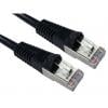 RS PRO Cat5e Ethernetové kabely, Černá, Polyvinylchlorid, A: RJ45 Vnější, B: RJ45 Vnější 500 mm, typ pláště: FTP, 300V RS PRO Cat5e Ethernetové kabely, Černá, Polyvinylchlorid, A: RJ45 Vnější, B: RJ45 Vnější 500 mm, typ pláště: FTP, 300V