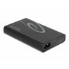 Delock 41453 USB nabíječka, USB Power Delivery (USB-PD) , Nadproudová ochrana, Rychlonabíječka, USB-C®, USB A, Dodávka energie, černá