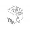 Molex 428788410, zásuvkový modul RJ45, zásuvka, černá, 1 ks Molex 428788410, zásuvkový modul RJ45, zásuvka, černá, 1 ks