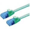 Value 21.99.2044 RJ45 síťové kabely, propojovací kabely CAT 6A U/UTP 1.50 m zelená nestíněný, plochý, pozlacené kontakty 1 ks Value 21.99.2044 RJ45 síťové kabely, propojovací kabely CAT 6A U/UTP 1.50 m zelená nestíněný, plochý, pozlacené kontakty 1 ks