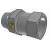 Hydraulická armatura Vnější 8M18F682EDMXS Parker 37 ° 18 mm
