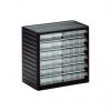 Skladovací jednotka se zásuvkami Šedá Polypropylen Průhledné zásuvky 290 mm x 310mm x 180 mm Treston