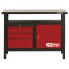 KS Tools 8650003 pracovní stůl (š x v x h) 1200 x 840 x 600 mm černá, červená KS Tools 8650003 pracovní stůl (š x v x h) 1200 x 840 x 600 mm černá, červená