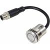 TRU COMPONENTS TC-PS223P10YSSR12T M12 MALE CONNECTOR, TC-12835304 piezo tlačítko, 22 mm, 24 V, 0.2 A, 1 ks TRU COMPONENTS TC-PS223P10YSSR12T M12 MALE CONNECTOR, TC-12835304 piezo tlačítko, 22 mm, 24 V, 0.2 A, 1 ks