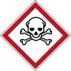Brady Štítek požární bezpečnosti, Polyester, Černá Hazardous Substance No Samolepicí