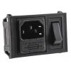Bulgin Konektor IEC C14, orientace těla: Horizontální, Zacvakávací montáž velikost pojistky 5 x 20 mm Vnitřní, 250V 10A Bulgin Konektor IEC C14, orientace těla: Horizontální, Zacvakávací montáž velikost pojistky 5 x 20 mm Vnitřní, 250V 10A