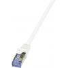 LogiLink CQ4101S RJ45 síťové kabely, propojovací kabely CAT 6A S/FTP 15.00 m bílá pozlacené kontakty, samozhášecí, s ochranou 1 ks LogiLink CQ4101S RJ45 síťové kabely, propojovací kabely CAT 6A S/FTP 15.00 m bílá pozlacené kontakty, samozhášecí, s ochranou 1 ks