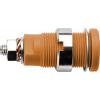 Schützinger DI SEB 6445 Ni / OR bezpečnostní vestavná zásuvka 4 mm oranžová 1 ks Schützinger DI SEB 6445 Ni / OR bezpečnostní vestavná zásuvka 4 mm oranžová 1 ks