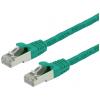 Value 21.99.1263 RJ45 síťové kabely, propojovací kabely CAT 6 S/FTP 5.00 m zelená dvoužilový stíněný, bez halogenů, samozhášecí 1 ks Value 21.99.1263 RJ45 síťové kabely, propojovací kabely CAT 6 S/FTP 5.00 m zelená dvoužilový stíněný, bez halogenů, samozhášecí 1 ks