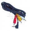 Kabel Jack 3,5 mm stereo na 3× CINCH, 1,5 m, M/M Kabel Jack 3,5 mm stereo na 3× CINCH, 1,5 m, M/M