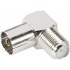 TRU COMPONENTS 1579507 koaxiální adaptér koaxiální zásuvka - F zásuvka 1 ks