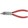Knipex 38 71 200 pro elektroniku a jemnou mechaniku ploché jehlové kleště 70° zahnuté vanadová elektrikářská ocel 200 mm