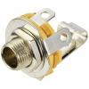 TRU COMPONENTS TC-10336004 jack konektor 6.35 mm zásuvka, vestavná vertikální Pólů: 2 1 ks