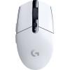 Logitech Gaming G305 optická herní myš, přenos bezdrátový, 6 tlačítko, 12000 dpi, bílá