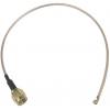 Koaxiální kabel, řada: CBA, Černá Vnitřní, A: UFL Vnější, B: SMA 250 mm RF Solutions Koaxiální kabel, řada: CBA, Černá Vnitřní, A: UFL Vnější, B: SMA 250 mm RF Solutions