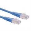 Roline Kat6 Ethernetové kabely, řada: 21.15, Modrá, Polyvinylchlorid 1 m, typ pláště: S/FTP Stíněný