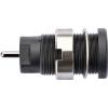 Schützinger DI SEB 8632 Ni / SW bezpečnostní vestavná zásuvka 4 mm černá 1 ks
