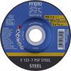PFERD TOOLS 69298071 E 125-7 PSF STEEL brusný kotouč lomený Průměr 125 mm 5 ks