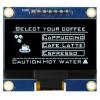 Displej OLED 1.54 in Bílá Pasivní matice 128 x 64 pixelů COB Midas SPI