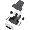 encitech TRI-P-15-DBS-K 6355-0036-12 sada D-SUB zásuvková lišta 180 ° Pólů: 15 pájecí kalíšek 1 sada