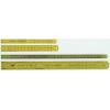 Pravítko, délka: 300 mm Imperiální, Metrické šířka 25mm Dusičnan titaničitý, Ocel RS PRO Pravítko, délka: 300 mm Imperiální, Metrické šířka 25mm Dusičnan titaničitý, Ocel RS PRO