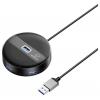 Renkforce RF-6266640 USB Hub 4 porty USB-A USB 3.0 5 GBit/s černá (matná) RF-USBH-400 Renkforce RF-6266640 USB Hub 4 porty USB-A USB 3.0 5 GBit/s černá (matná) RF-USBH-400