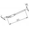 Ersa 0172KD pájecí hrot dlátový, rovný Velikost hrotů 3.10 mm Obsah 1 ...