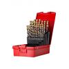 Sada bitů vrtáků, Vysokootáčková ocel s pocínovaným hrotem, počet kusů: 29 Standardní vrták Dormer Více materiálů, max.