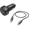 Hama Dobíjecí stanice pro automobily, USB Power Delivery (USB-PD) , USB-C® zástrčka, 25.00 W, Dodávka energie, černá Hama Dobíjecí stanice pro automobily, USB Power Delivery (USB-PD) , USB-C® zástrčka, 25.00 W, Dodávka energie, černá