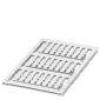 Phoenix Contact 0832104 UCT-WMCO 4,7 (23X4) značení kabelů Druh montáže: přichycení sponami Potisknutelná plocha: 23 x 4 mm bílá Počet markerů: 18 1 ks