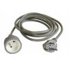 RS PRO Prodlužovací kabel, délka kabelu: 3 m, 250V CEE 7/7 Šedá, Šedá Polyvinylchlorid Typ E RS PRO Prodlužovací kabel, délka kabelu: 3 m, 250V CEE 7/7 Šedá, Šedá Polyvinylchlorid Typ E