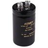Kondenzátor, řada: ALS40 22000 μF ±20 % 11mΩ ALS40A223KF063 63V dc, Šroubová svorka KEMET Kondenzátor, řada: ALS40 22000 μF ±20 % 11mΩ ALS40A223KF063 63V dc, Šroubová svorka KEMET