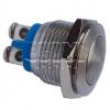 Antivandal tlačítko HBGQ16B-10/S, 36 V / 2 A, IP65, stříbrné
