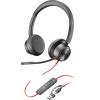 HP Poly Blackwire C3220 Headset uzavřená (Over Ear) kabelová stereo če...