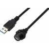 TRU COMPONENTS TC-E10T-FT3-PWF/MU3-NWA-0.5PV-S TC-13543604 USB konektor 0.5 m, 1 ks TRU COMPONENTS TC-E10T-FT3-PWF/MU3-NWA-0.5PV-S TC-13543604 USB konektor 0.5 m, 1 ks