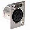 Neutrik Konektor XLR, počet kontaktů: 5, orientace těla: Rovný Vnitřní, pokovení: Stříbro přes nikl, Panel, 50V, Neutrik Konektor XLR, počet kontaktů: 5, orientace těla: Rovný Vnitřní, pokovení: Stříbro přes nikl, Panel, 50V,