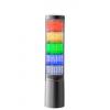 Patlite Signální věž, řada: LA6 RGB LED 11 Zvukový signál alarmu, Alarm 5 světelných prvků barva Čirá 26.4V dc Pól, Patlite Signální věž, řada: LA6 RGB LED 11 Zvukový signál alarmu, Alarm 5 světelných prvků barva Čirá 26.4V dc Pól,