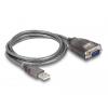 Delock USB 2.0 adaptér [1x USB 2.0 zástrčka A - 1x RS232 zástrčka ] 61400 1 m