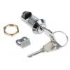 Zámek se závěrkou S klíčem, Klíč, Odlitek, hloubka od panelu k jazýčku: 20 mm, Chromová 16.5 x 14.5 mm Euro-Locks a Lowe Zámek se závěrkou S klíčem, Klíč, Odlitek, hloubka od panelu k jazýčku: 20 mm, Chromová 16.5 x 14.5 mm Euro-Locks a Lowe