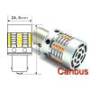 LED žárovka BaU15S 12 V, oranžová, 24× SMD2835, 25 W LED žárovka BaU15S 12 V, oranžová, 24× SMD2835, 25 W