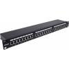Intellinet 24-Port Cat6a Patchpanel geschirmt 1HE Kabeleinführung 90° abgewinkelt schwarz 24 portů patch panel 483 mm (19) CAT 6A 1 U černá osazený
