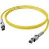 Easylan CP1OYMSMS0020 RJ45 síťové kabely, propojovací kabely CAT 6A S/FTP 2.00 m žlutá dvoužilový stíněný, bez halogenů, samozhášecí 1 ks Easylan CP1OYMSMS0020 RJ45 síťové kabely, propojovací kabely CAT 6A S/FTP 2.00 m žlutá dvoužilový stíněný, bez halogenů, samozhášecí 1 ks
