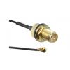 Koaxiální kabel, řada: MHF1, SMA RF, Černá, vnější průměr: 1.13 mm OD 305 mm 50 Ω RS PRO S koncovkou