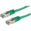 Roline 21.15.0343 RJ45 síťové kabely, propojovací kabely CAT 5e S/FTP 2.00 m zelená dvoužilový stíněný, pozlacené kontakty 1 ks Roline 21.15.0343 RJ45 síťové kabely, propojovací kabely CAT 5e S/FTP 2.00 m zelená dvoužilový stíněný, pozlacené kontakty 1 ks