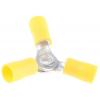 Očková koncovka, pokovení: Cín, 4 mm, Žlutá, 75 °C, min. AWG: 12 AWG, max. AWG: 10 AWG, Izolované, -40 °C, RS PRO Očková koncovka, pokovení: Cín, 4 mm, Žlutá, 75 °C, min. AWG: 12 AWG, max. AWG: 10 AWG, Izolované, -40 °C, RS PRO