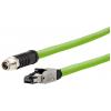 Metz Connect 142M6X18050 M 12 síťové kabely, propojovací kabely CAT 6A SF/UTP 5.00 m zelená krytí PUR, odolné proti kyselinám, odolné proti ozonu, odolné proti Metz Connect 142M6X18050 M 12 síťové kabely, propojovací kabely CAT 6A SF/UTP 5.00 m zelená krytí PUR, odolné proti kyselinám, odolné proti ozonu, odolné proti