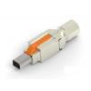 TE Connectivity Minikonektor I/O, řada: Industrial Mini I/O, počet cest: 8, počet portů: 4, Mini zástrčka I/O, Rovný TE Connectivity Minikonektor I/O, řada: Industrial Mini I/O, počet cest: 8, počet portů: 4, Mini zástrčka I/O, Rovný